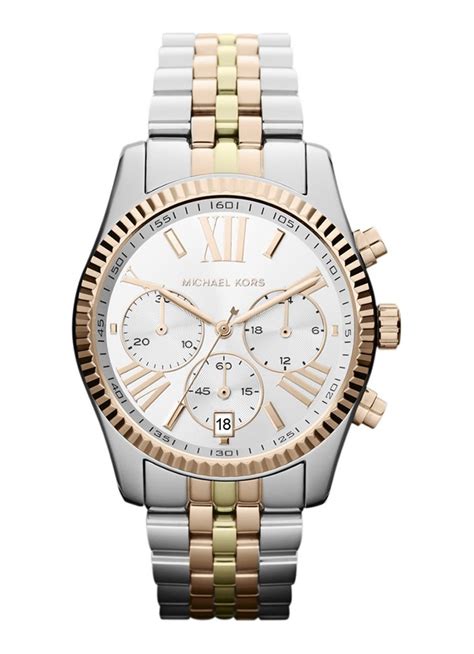 michael kors horloge zilver goud|Michael Kors Horloges kopen • Gratis levering • Horloge.nl.